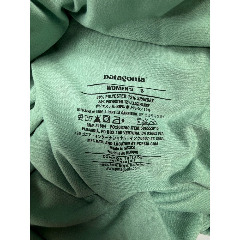 Patagonia Women's Green Tall Pine Active Dress Size Small Athleisure Hiking - Picture 7 of 7